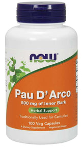 Pau d'arco 500 mg 100 kapslí NOW FOODS